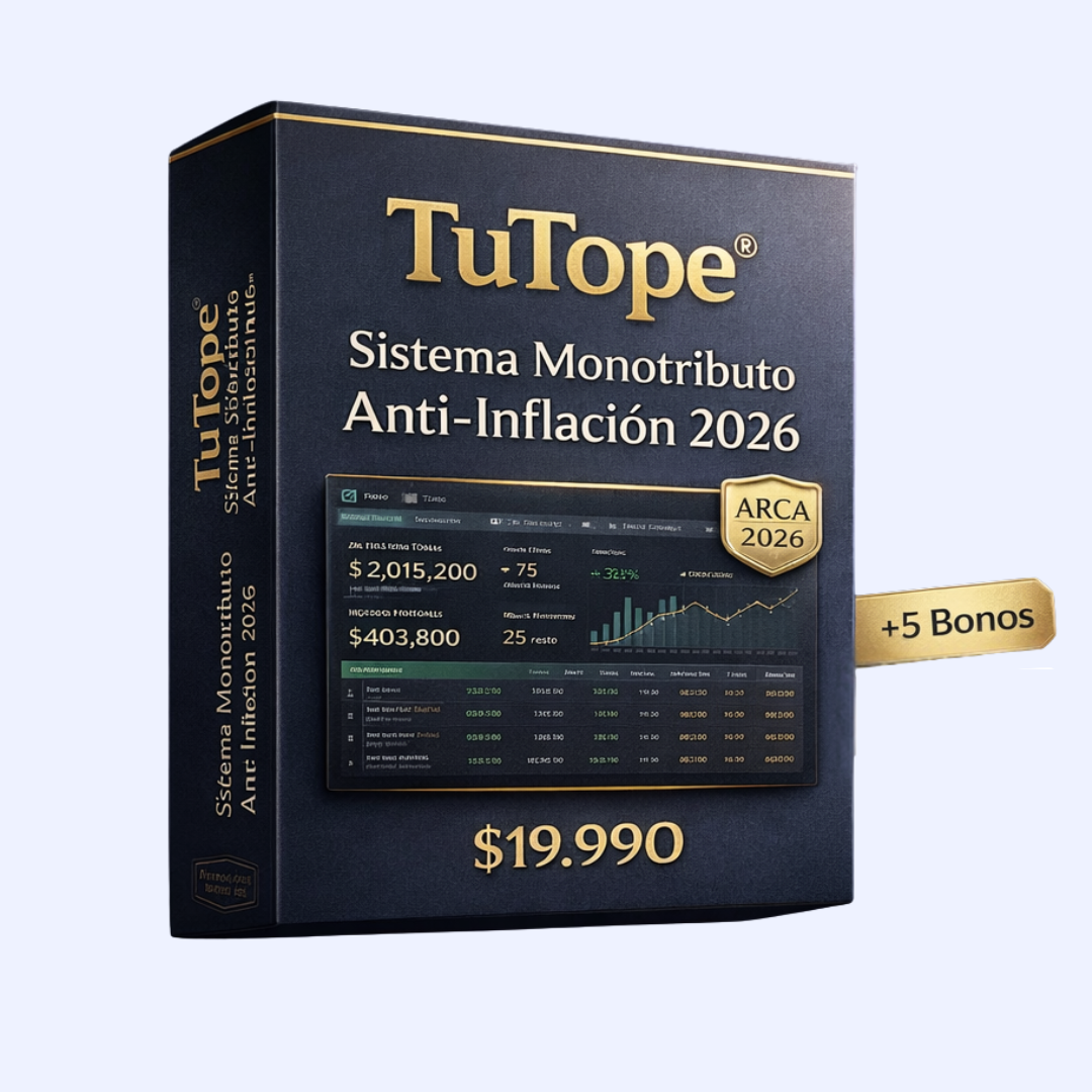 TuTope™ — Sistema Monotributo Anti-Inflación 2026 + 5 BONOS